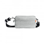 SKAH casual one shoulder diagonal bag Light Gray